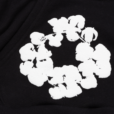 Denim Tears 
The Cotton Wreath Sweatshirt Black