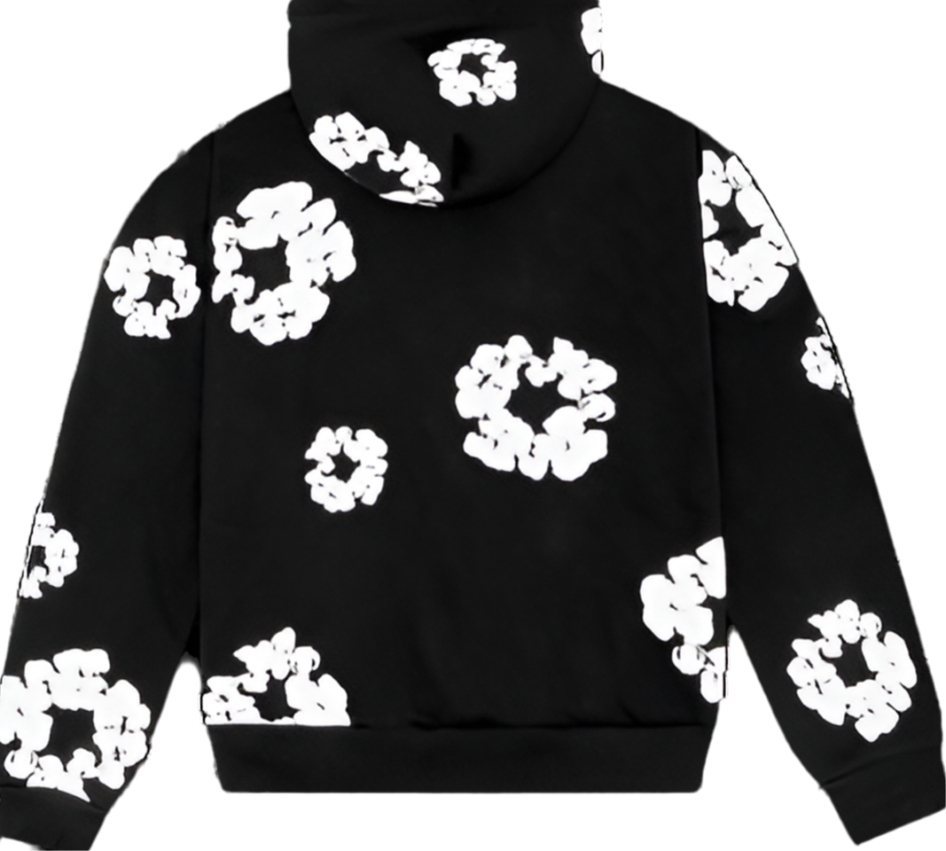 Denim Tears 
The Cotton Wreath Sweatshirt Black